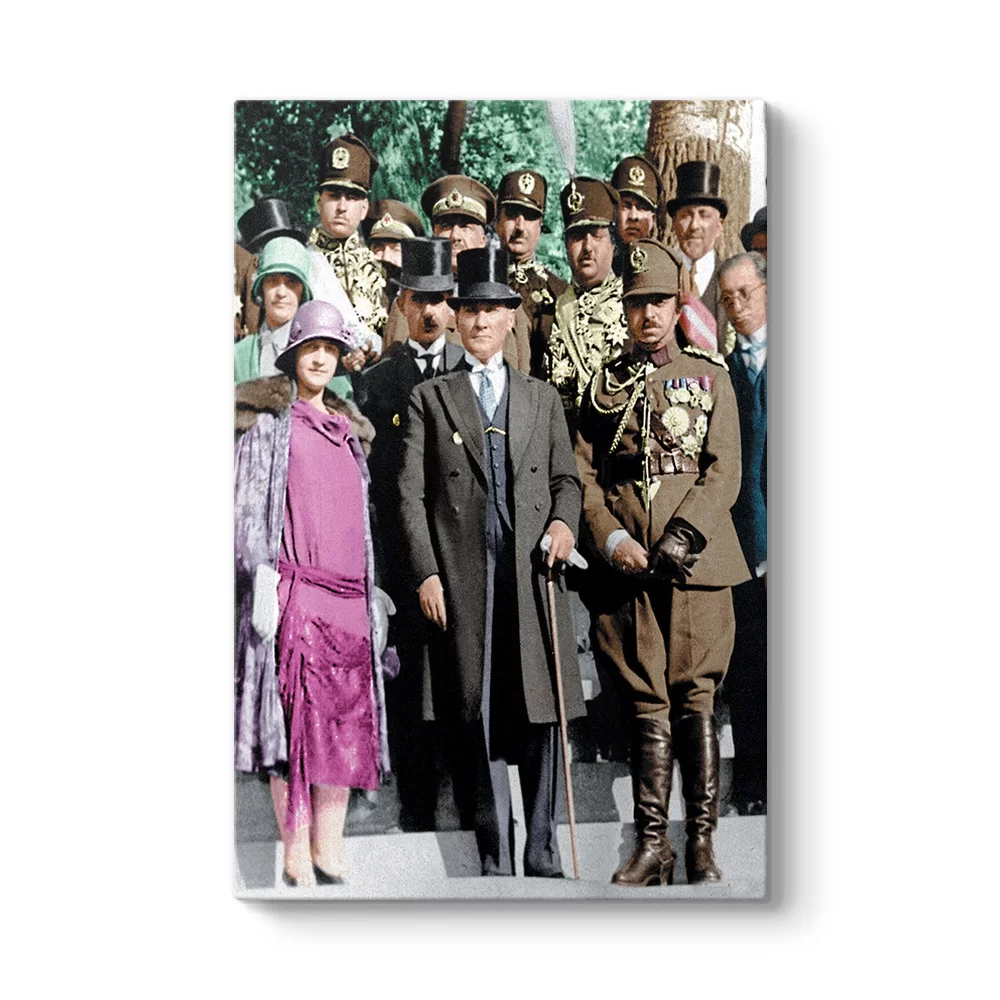 Atatürk ve Latife Hanım Tablosu - Model 2